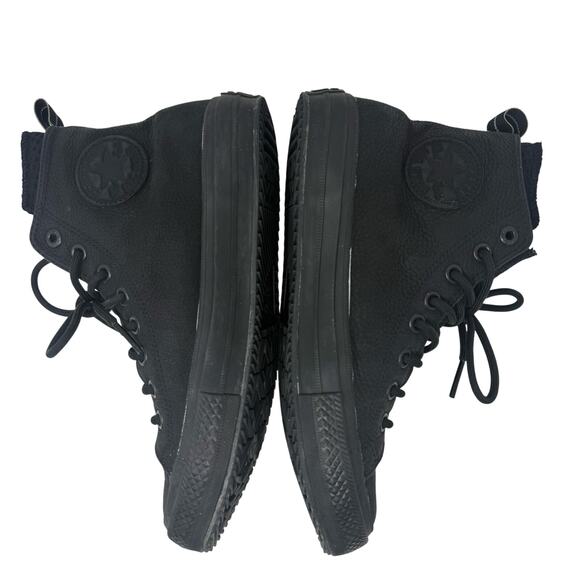 Converse Chuck Taylor All Star Waterproof Nubuck Boots M 7 W 9 Black 10 162409C - Picture 4 of 8